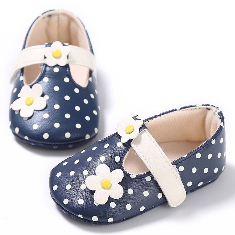 Chaussures Velcro Fleuries Pour Tout-petits