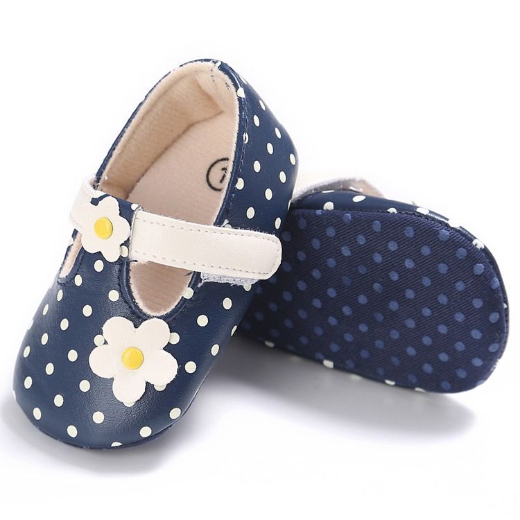 Chaussures Velcro Fleuries Pour Tout-petits