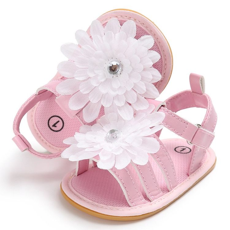 Chaussures Velcro Floral 3d Pour Tout-petits