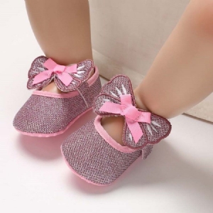 Chaussures Velcro Pour Tout-petit À Nœud À Paillettes