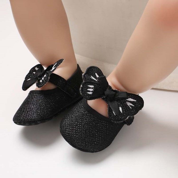 Chaussures Velcro Pour Tout-petit À Nœud À Paillettes