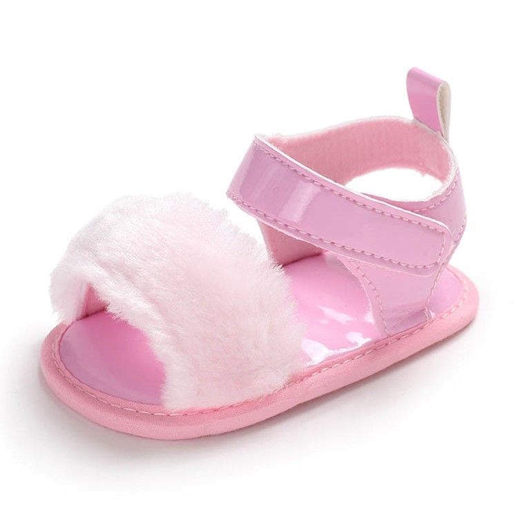 Chaussures Velcro Unies Pour Bébé Fille