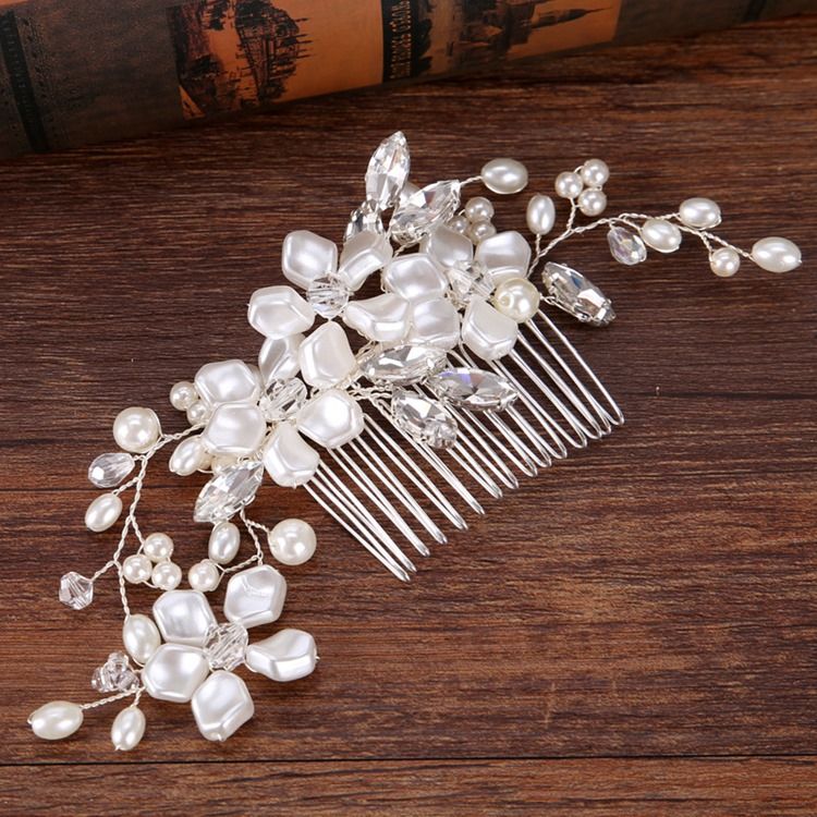 Accessoires De Cheveux Pour Femmes Avec Perles Faites À La Main Gracieuses