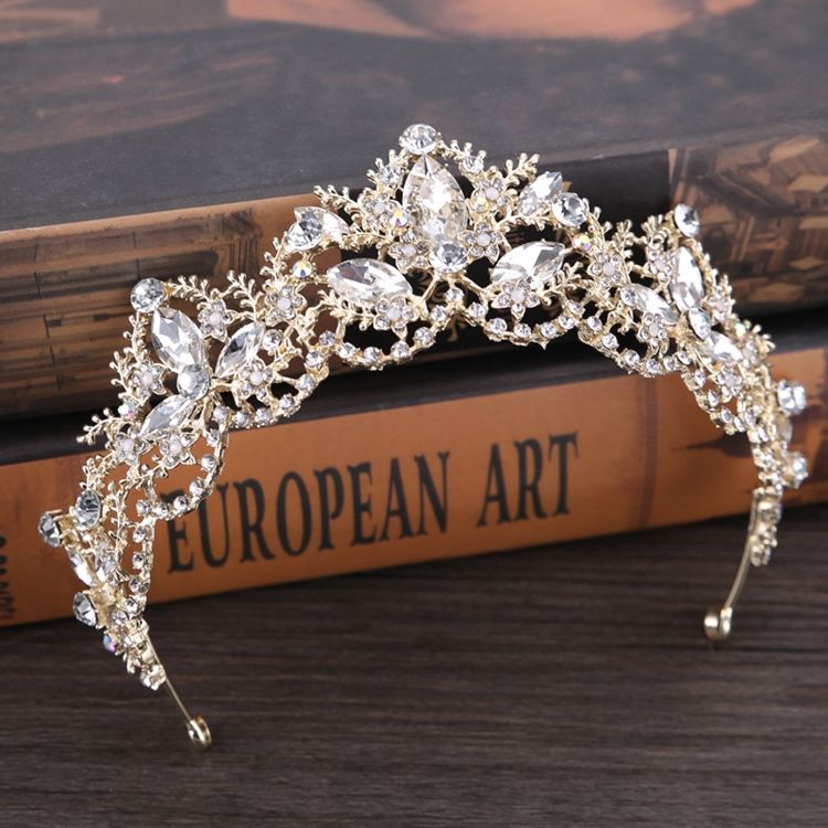 Accessoires Pour Cheveux De Mariée De Style Baroque Brillant Pour Femmes