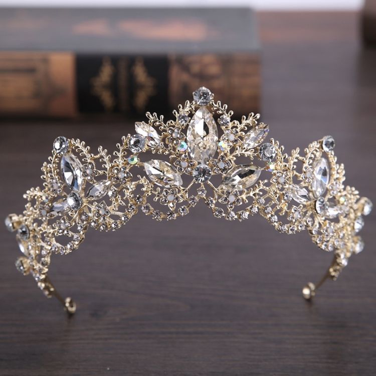 Accessoires Pour Cheveux De Mariée De Style Baroque Brillant Pour Femmes