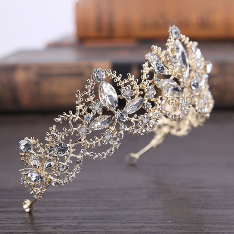 Accessoires Pour Cheveux De Mariée De Style Baroque Brillant Pour Femmes