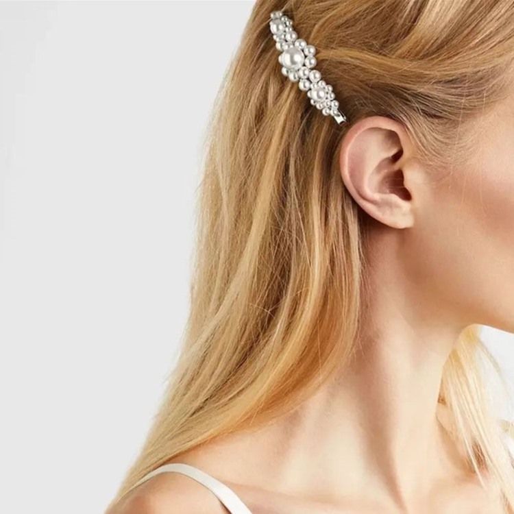 Accessoires Pour Cheveux En Perles De Barrette Pour Femmes