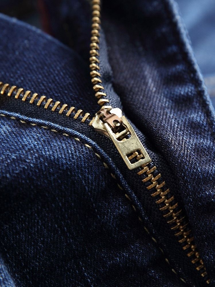 Jeans Décontractés En Denim Mince Pour Hommes