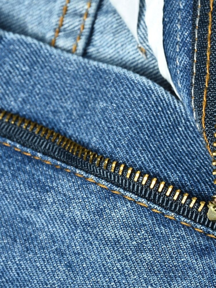 Jeans À Fermeture Éclair Lavables Pour Femmes