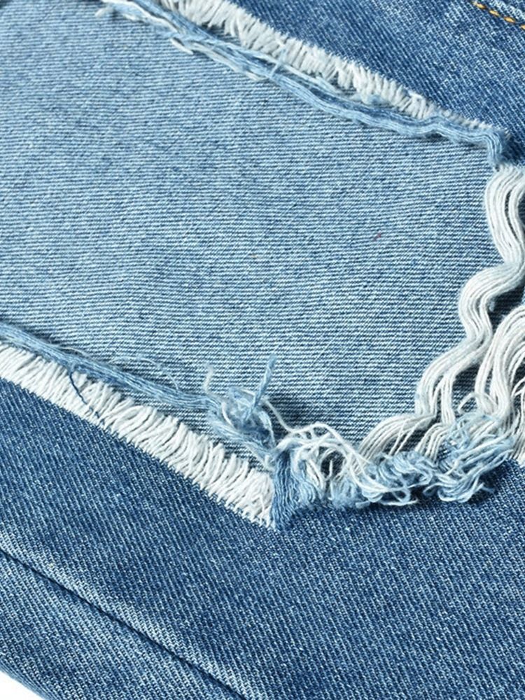 Jeans À Fermeture Éclair Lavables Pour Femmes