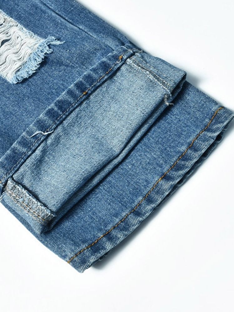 Jeans À Fermeture Éclair Lavables Pour Femmes