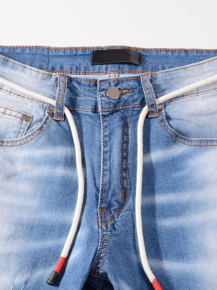 Jeans Pour Hommes Décontractés Troués