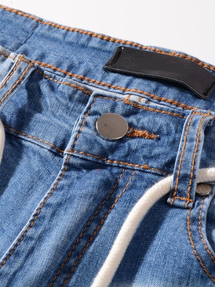 Jeans Pour Hommes Décontractés Troués