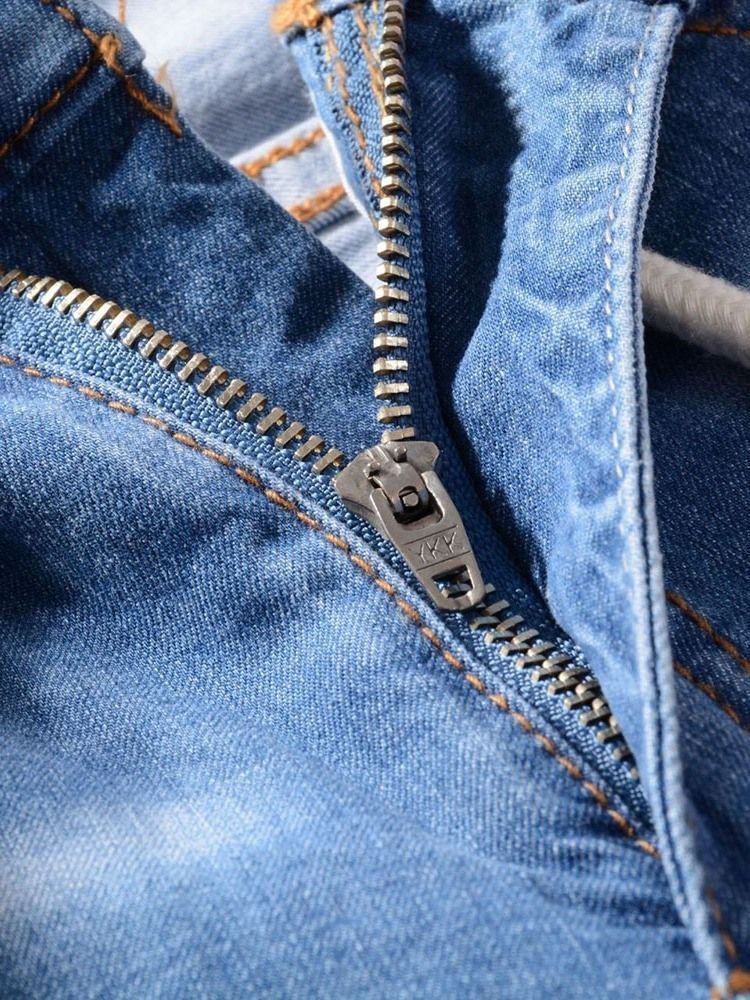 Jeans Pour Hommes Décontractés Troués