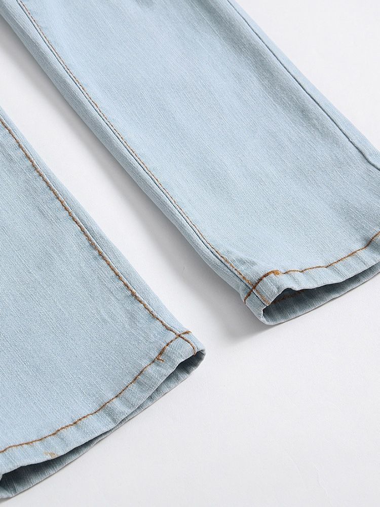 Jeans Pour Hommes À Fermeture Éclair Européenne Unie