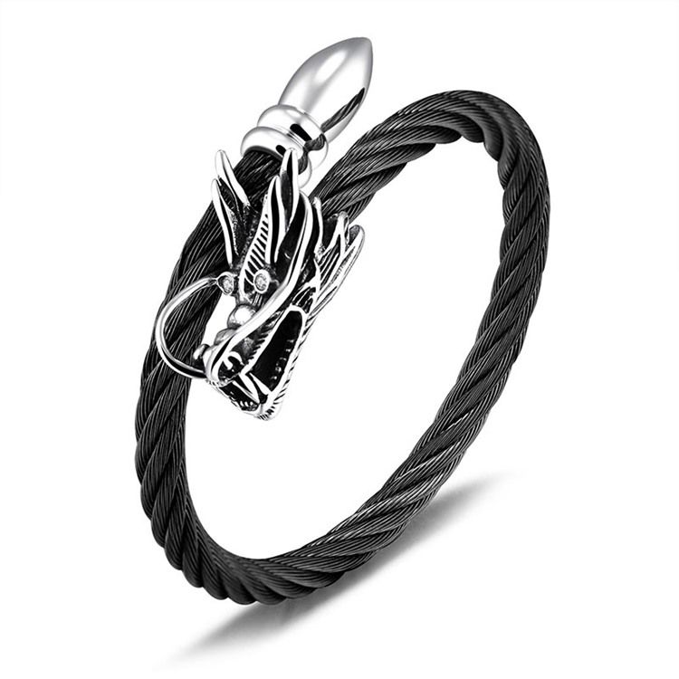 Bracelet Ouvert En Acier Au Titane Du Meilleur Vendeur Pour Hommes