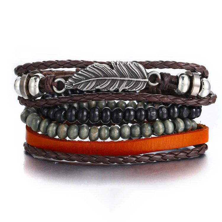 Bracelets Tissés De Perles Pour Hommes