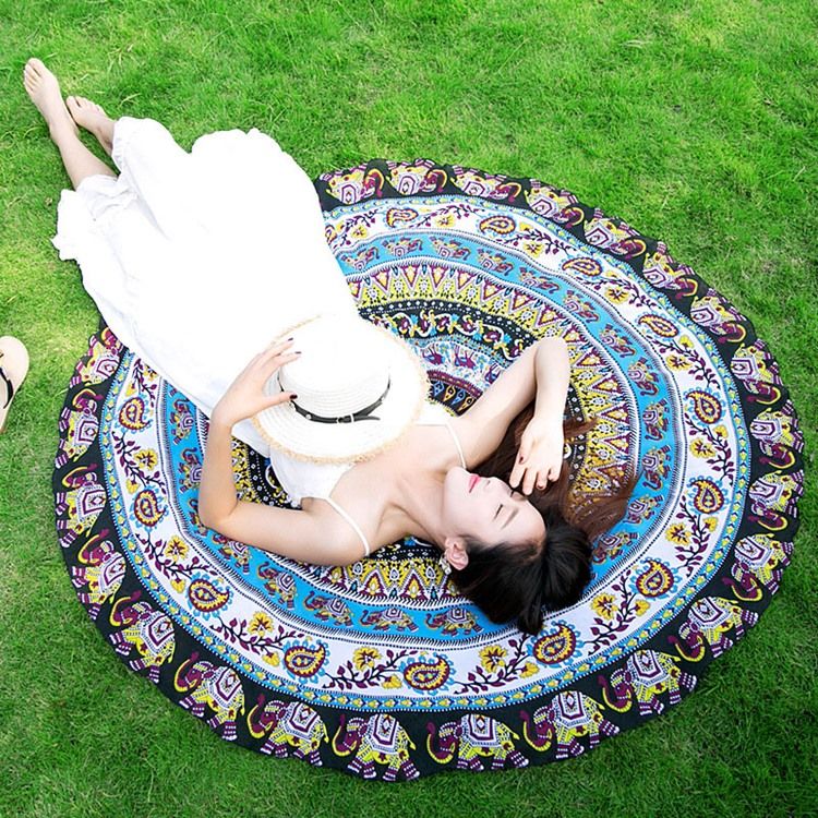 Châle Rond De Plage Pour Femmes