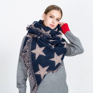 Écharpe Chaude Pour Femme Winter Star