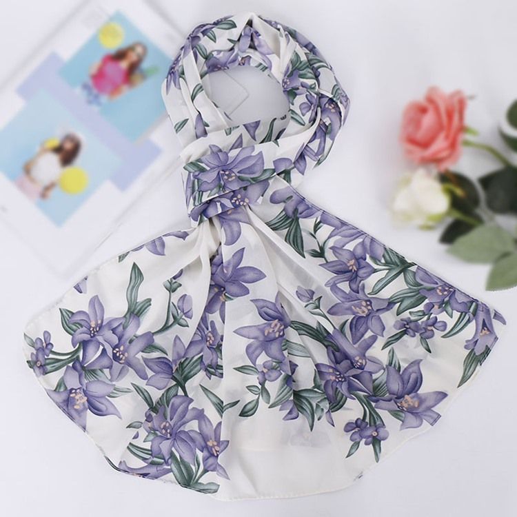 Foulards Fleuris À Imprimé Vintage Pour Femmes