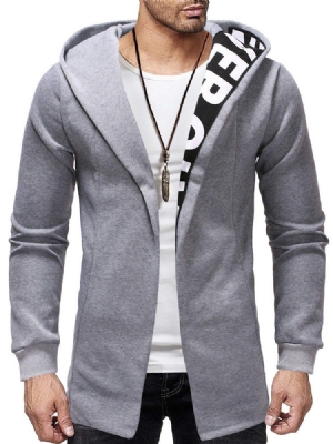 Cardigan Patchwork Épais Casual Hoodies Slim Pour Hommes