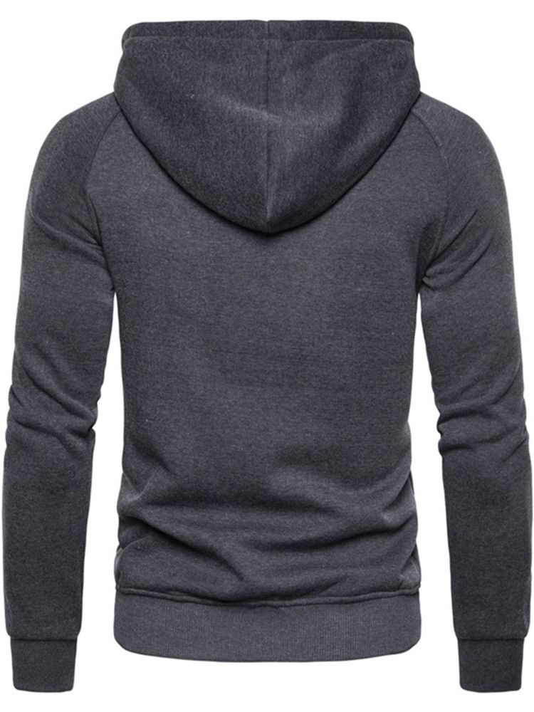 Cardigan Uni À Fermeture Éclair Pulls À Capuche Minces Pour Hommes