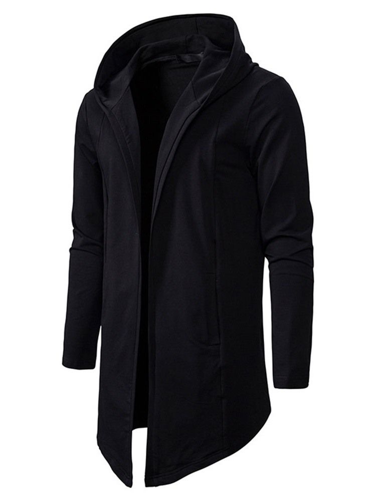 Cardigan Uni Slim Hoodies Pour Hommes