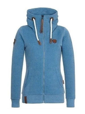 Hoddie Mince À Col Roulé Pour Femmes