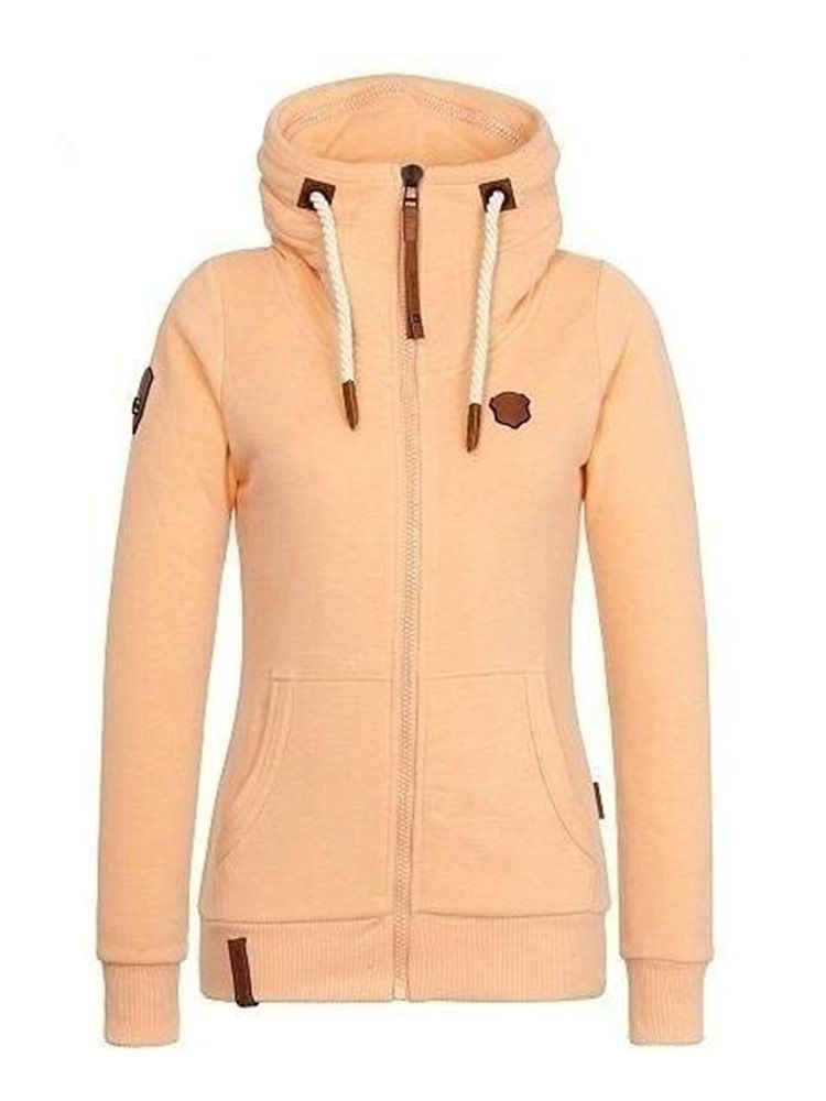 Hoddie Mince À Col Roulé Pour Femmes