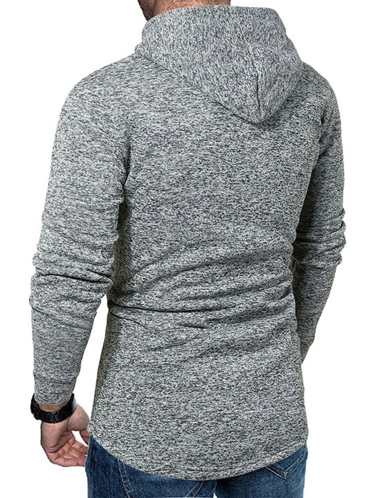 Pocket Pull Plain Hommes Hoodies