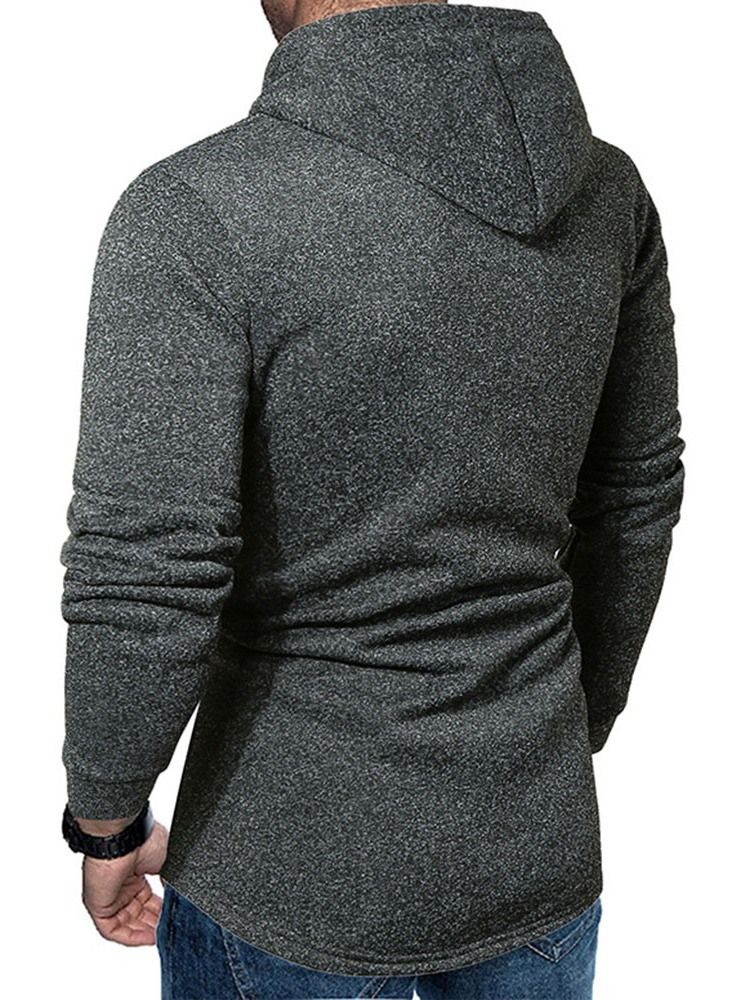 Pocket Pull Plain Hommes Hoodies