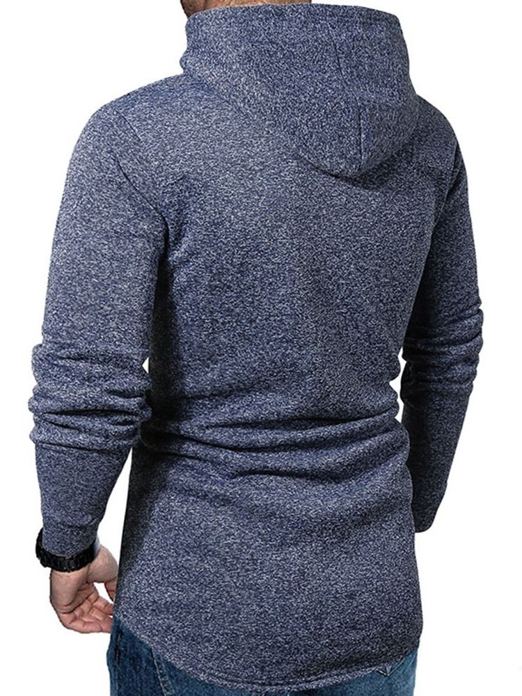 Pocket Pull Plain Hommes Hoodies