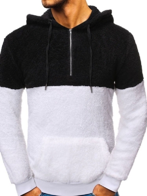 Pull À Capuche En Molleton Avec Poche Pour Hommes