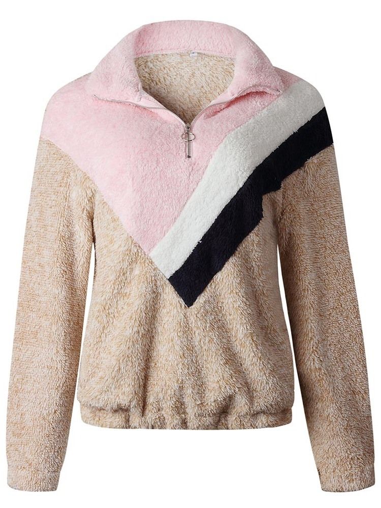 Sweat À Capuche Pour Femme À Manches Longues Et Blocs De Couleur