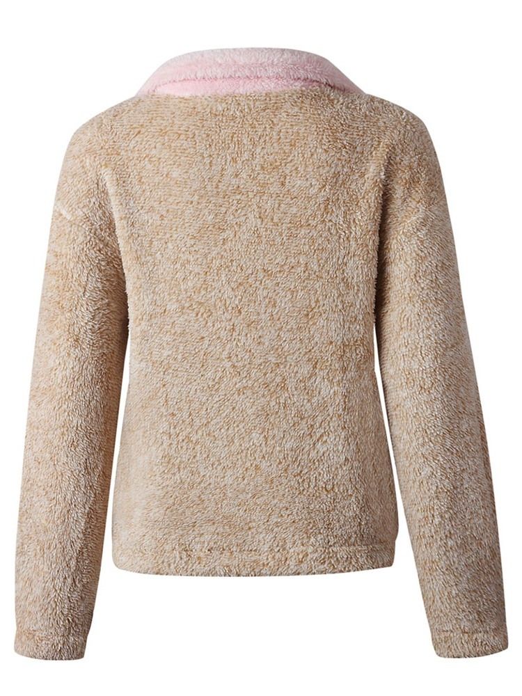 Sweat À Capuche Standard Pour Femmes À Manches Longues Et Blocs De Couleurs