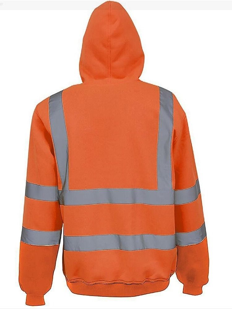 Sweats À Capuche En Molleton À Rayures D'automne Pour Hommes