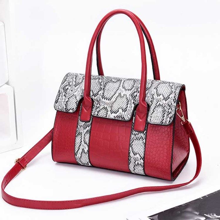 Sac Fourre-tout Rectangle En Serpentine