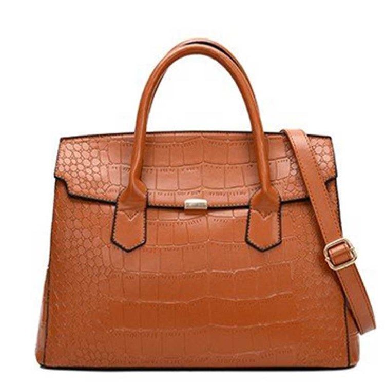 Sac Fourre-tout Rectangulaire En Alligator D'affaires