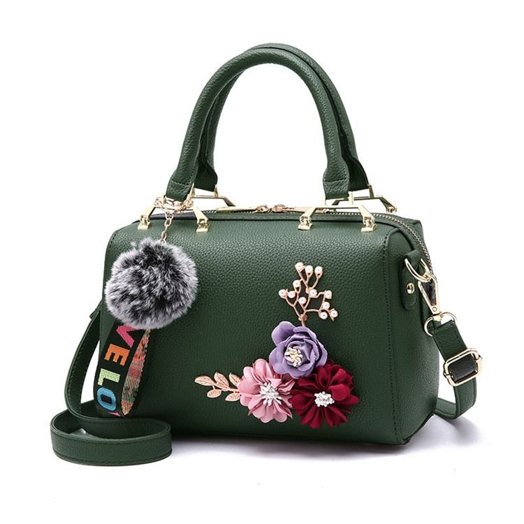 Sac À Main Pour Femme À Fermeture Éclair Florale À La Mode