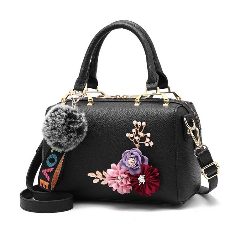 Sac À Main Pour Femme À Fermeture Éclair Florale À La Mode