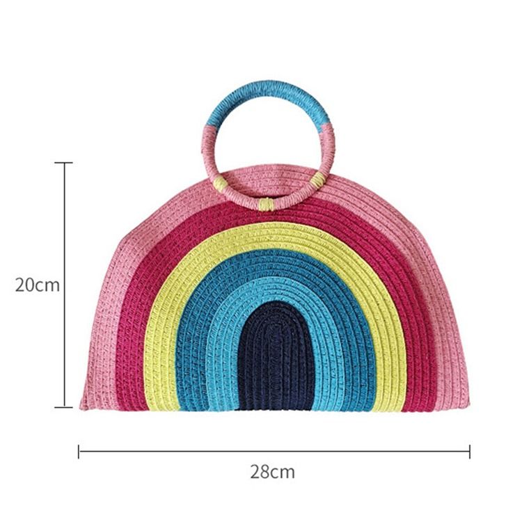 Sacs Fourre-tout Circulaires En Tricot Doux