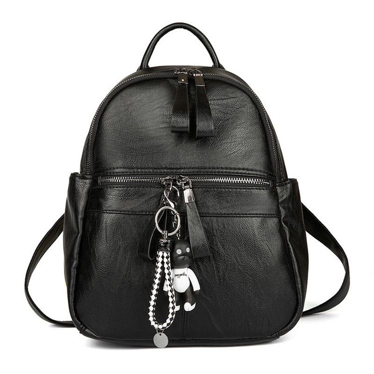 Sac À Dos Pour Femme Avec Pendentif Ours De Style Coréen