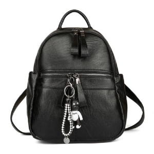 Sac À Dos Pour Femme Avec Pendentif Ours De Style Coréen