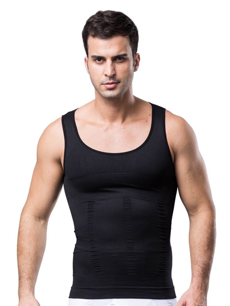 Débardeur Corset Sans Couture Pour Homme