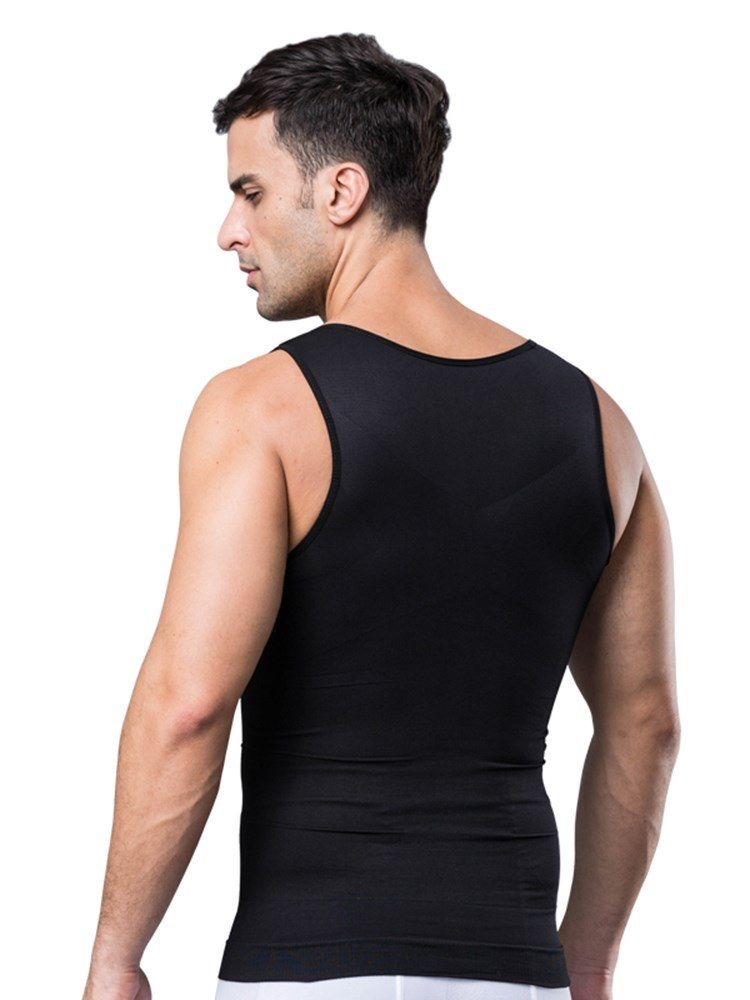 Débardeur Corset Sans Couture Pour Homme