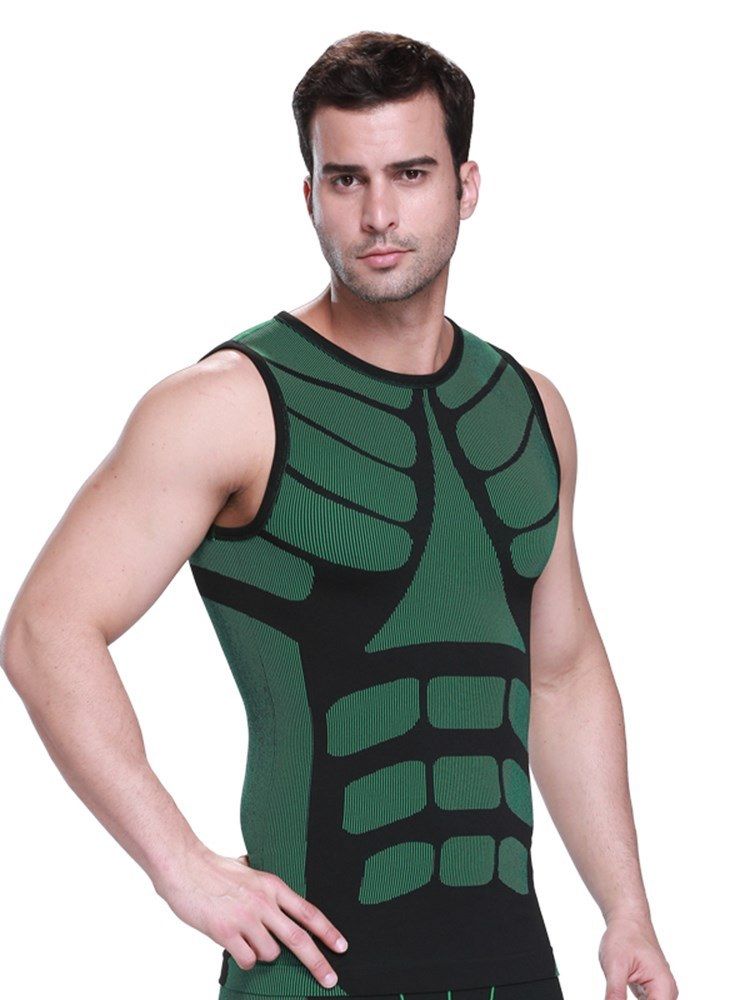 Débardeur De Sport Anti-transpiration À Séchage Rapide Color Block Pour Hommes