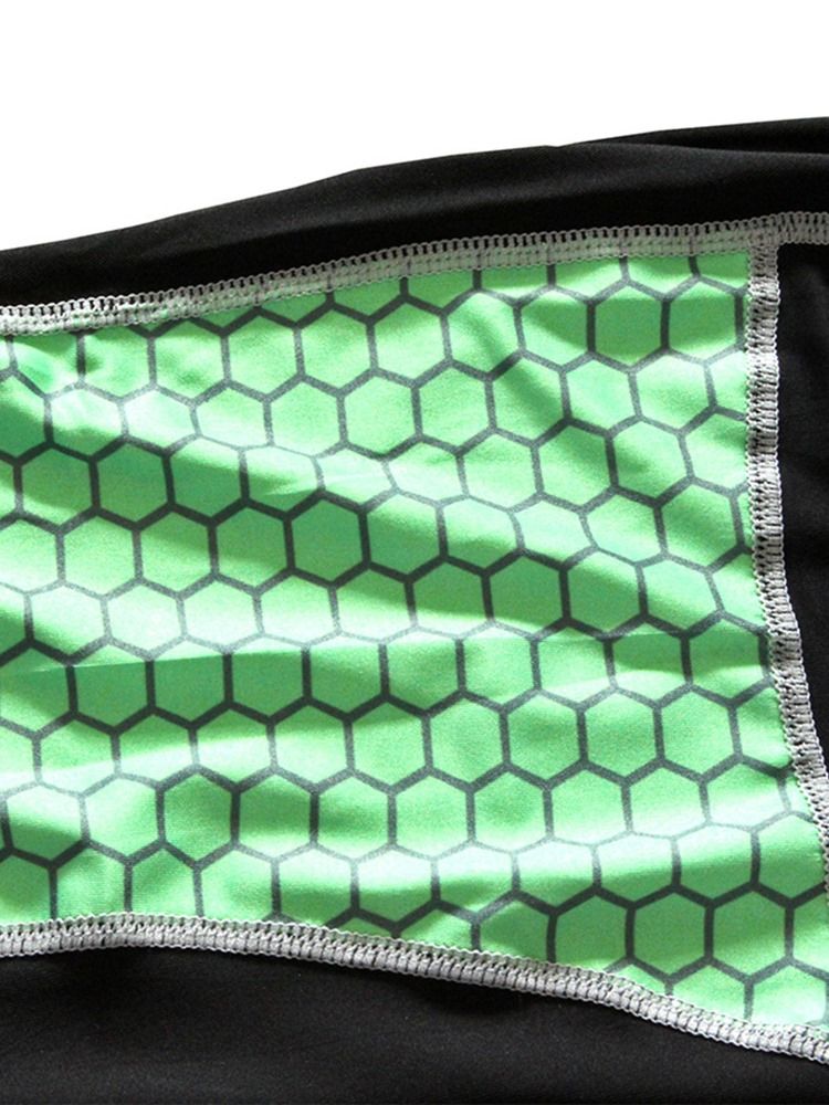 Ensemble De Sport À Manches Longues En Patchwork De Mélanges De Coton Anti-transpiration Pour Hommes