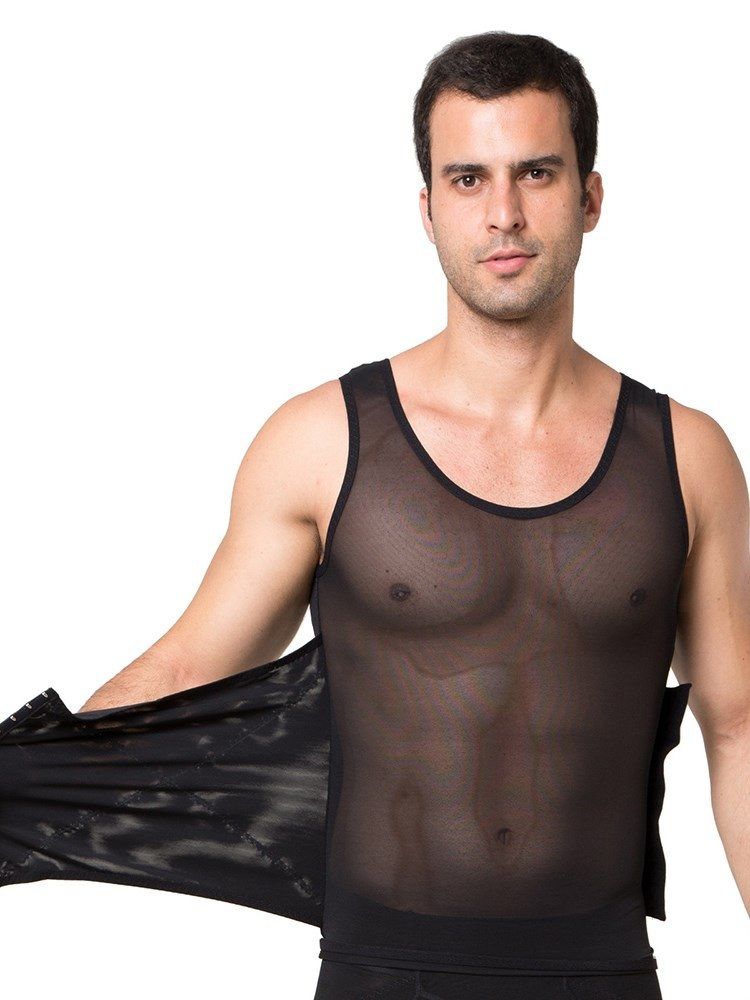 Haut Bustier Ajustable Respirant En Maille Pour Hommes