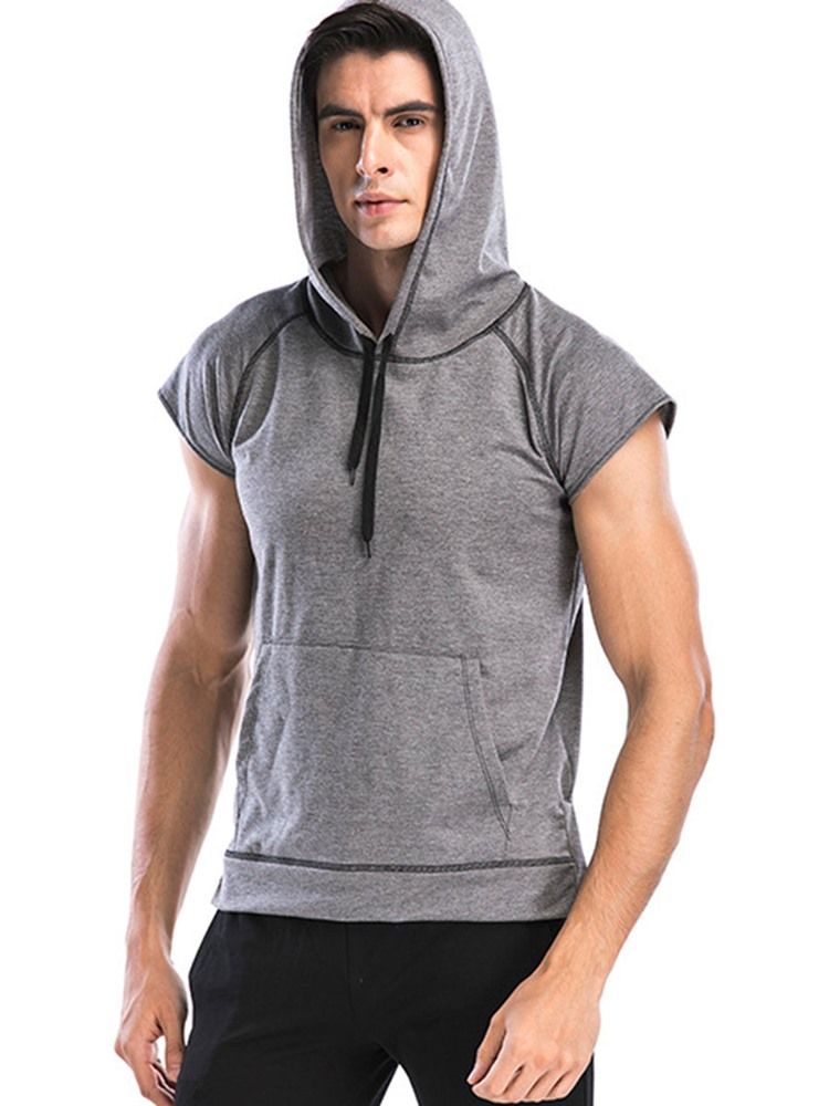 Hauts De Sport À Capuche Anti-friction Pour Hommes