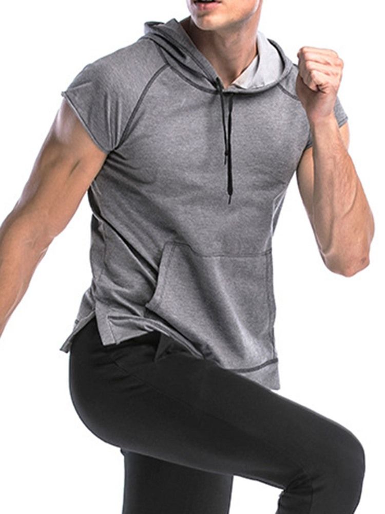 Hauts De Sport À Capuche Anti-friction Pour Hommes